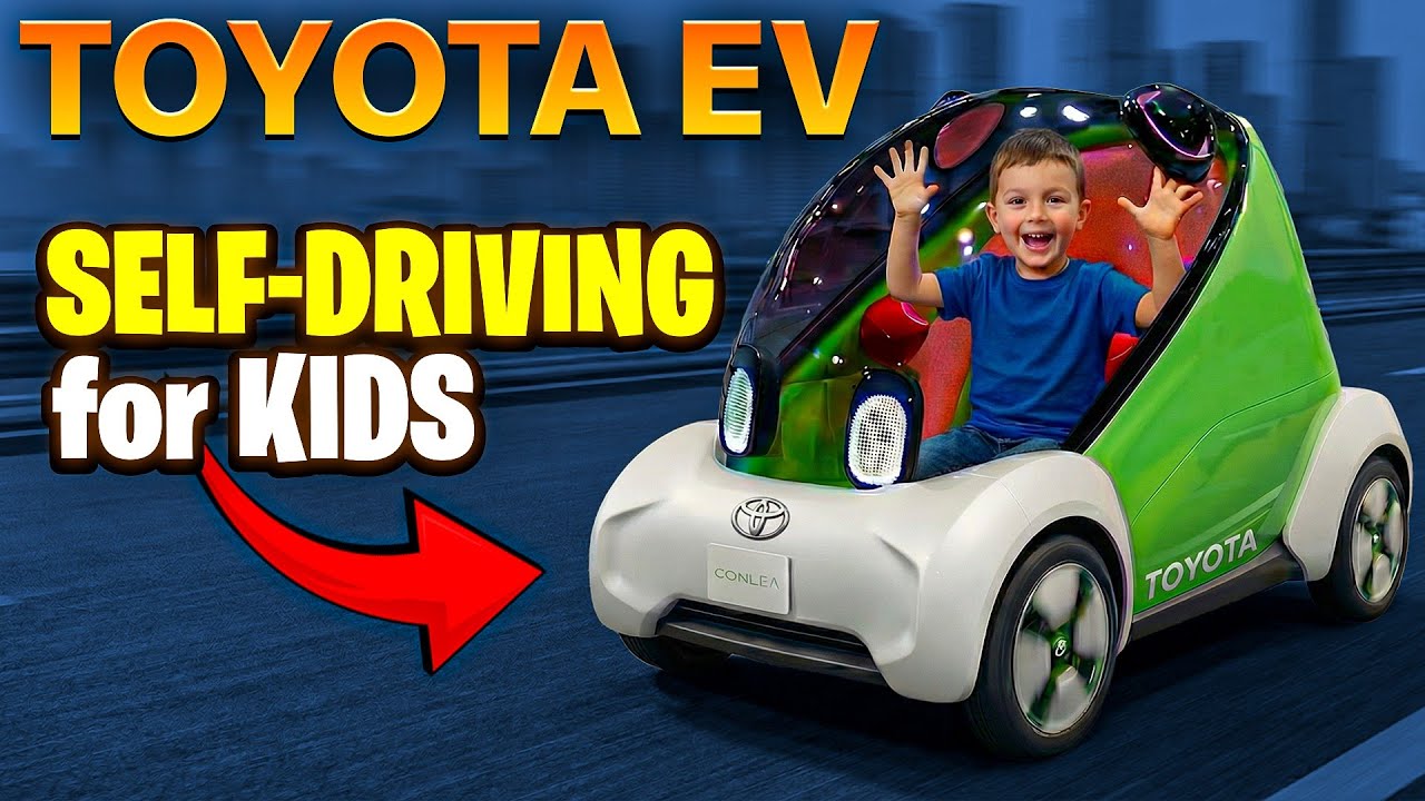 Миниатюрный самоуправляемый электромобиль Toyota для детей: будущее безопасных путешествий в один...