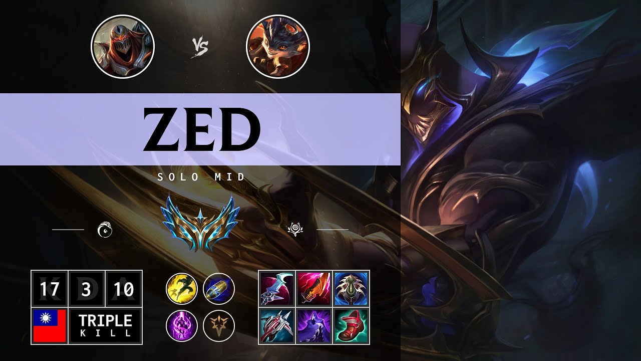 Zed Mid vs Rumble - TW Challenger Patch 14.13