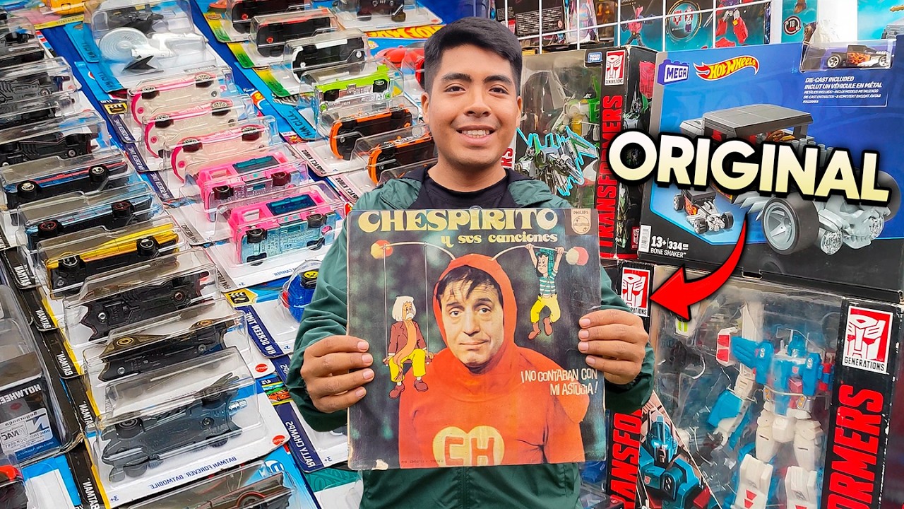 La GRAN FERIA CACHINERA de la CARPA GRAU 🎪 VINILOS Y JUGUETES ORIGINALES