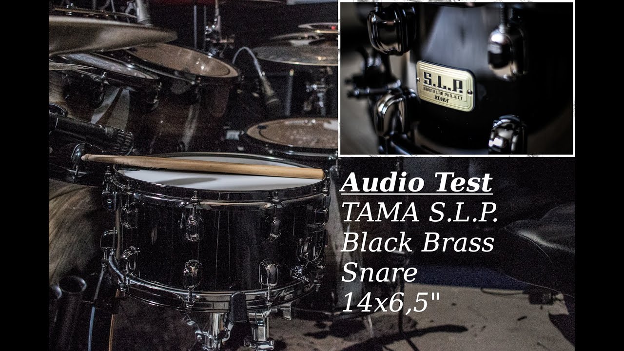 TAMA S.L.P. Black Brass Snare 14x6,5