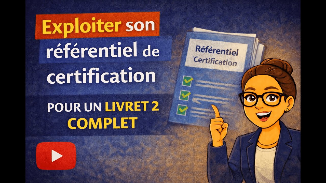 Comment bien EXPLOITER son référentiel pour proposer un livret 2 complet ?