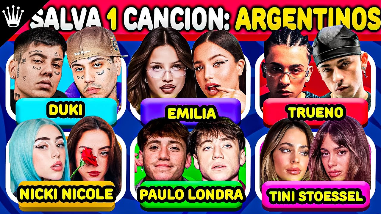 Salva 1 Cancion De Cada Artista Argentino  🇦🇷 🔥💣 ¿Cual Es Tu Favorita?  | BRAHYMUSIC