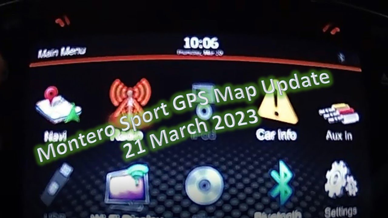 HOW TO UPDATE MONTERO SPORT GPS MAP |  MARCH 21, 2023 | MANUAL METHOD - BOSS JACOBS