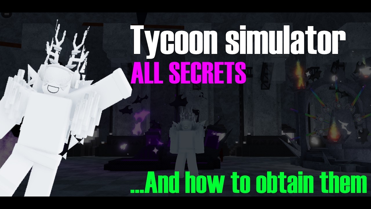 All SECRET ITEMS in Tycoon Simulator!