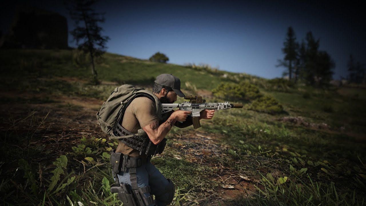 Clearing small enemy checkpoint 