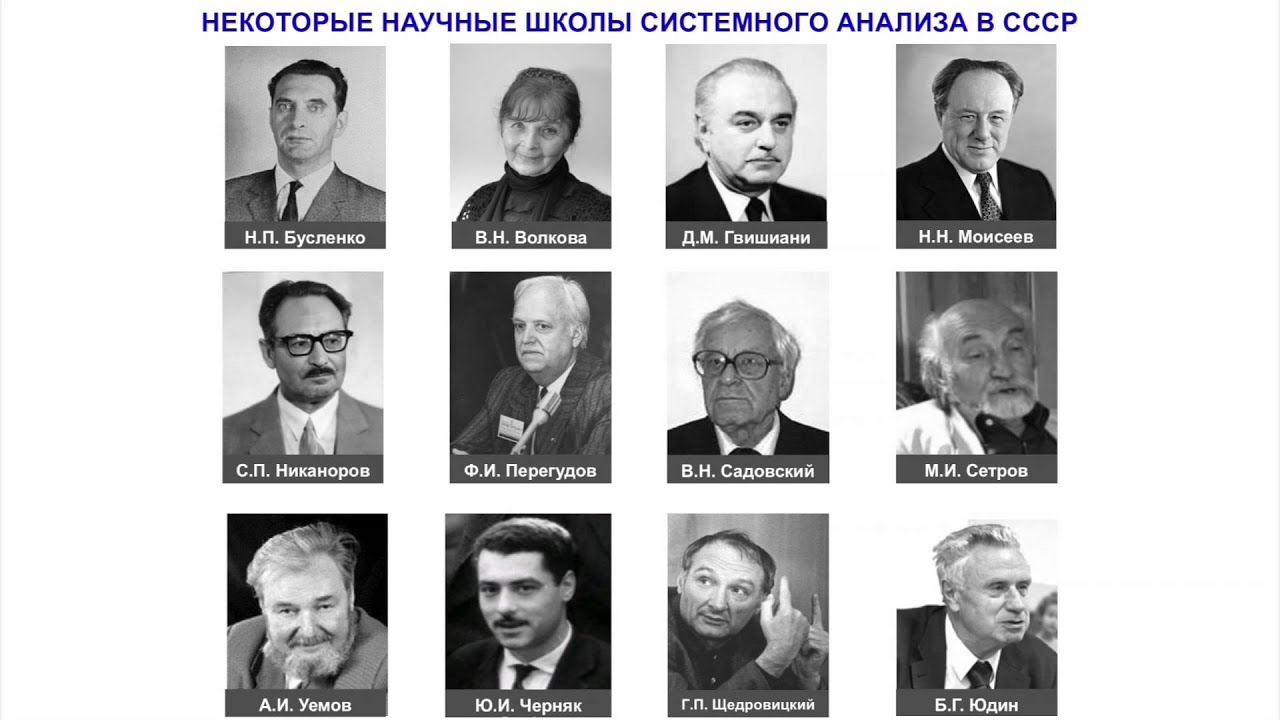 Общая теория систем, системный анализ, системная инженерия