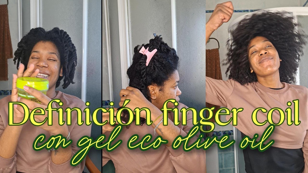¿Funciona el gel eco en cabellos afros? Mira el resultado en mi 4b 4c con la técnica finger coil