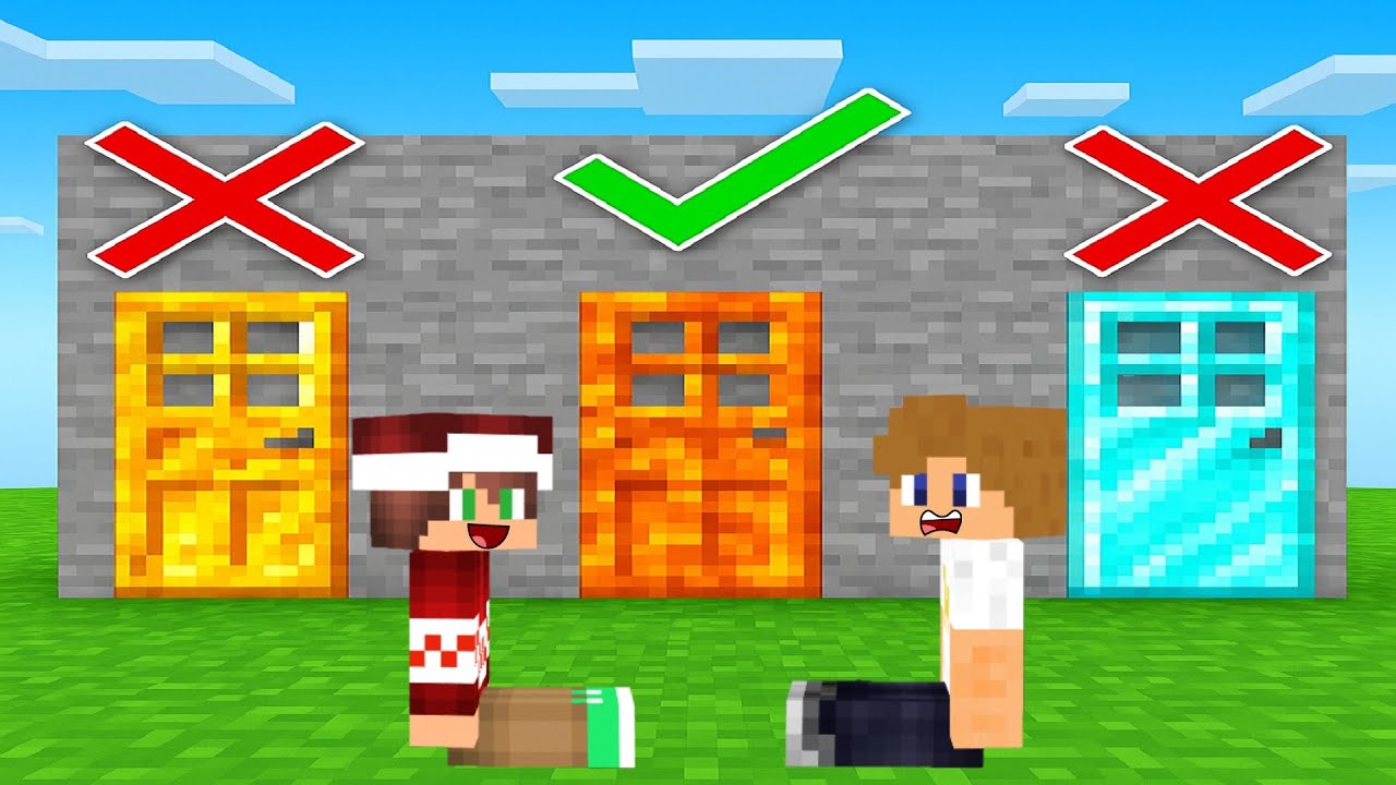 فلم ماين كرافت : لا تختار الباب السحري الخطأ !!؟ 🔥😱