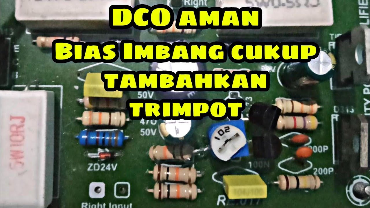 Set DCO dan pasang trimpot driver Safari 400 Watt