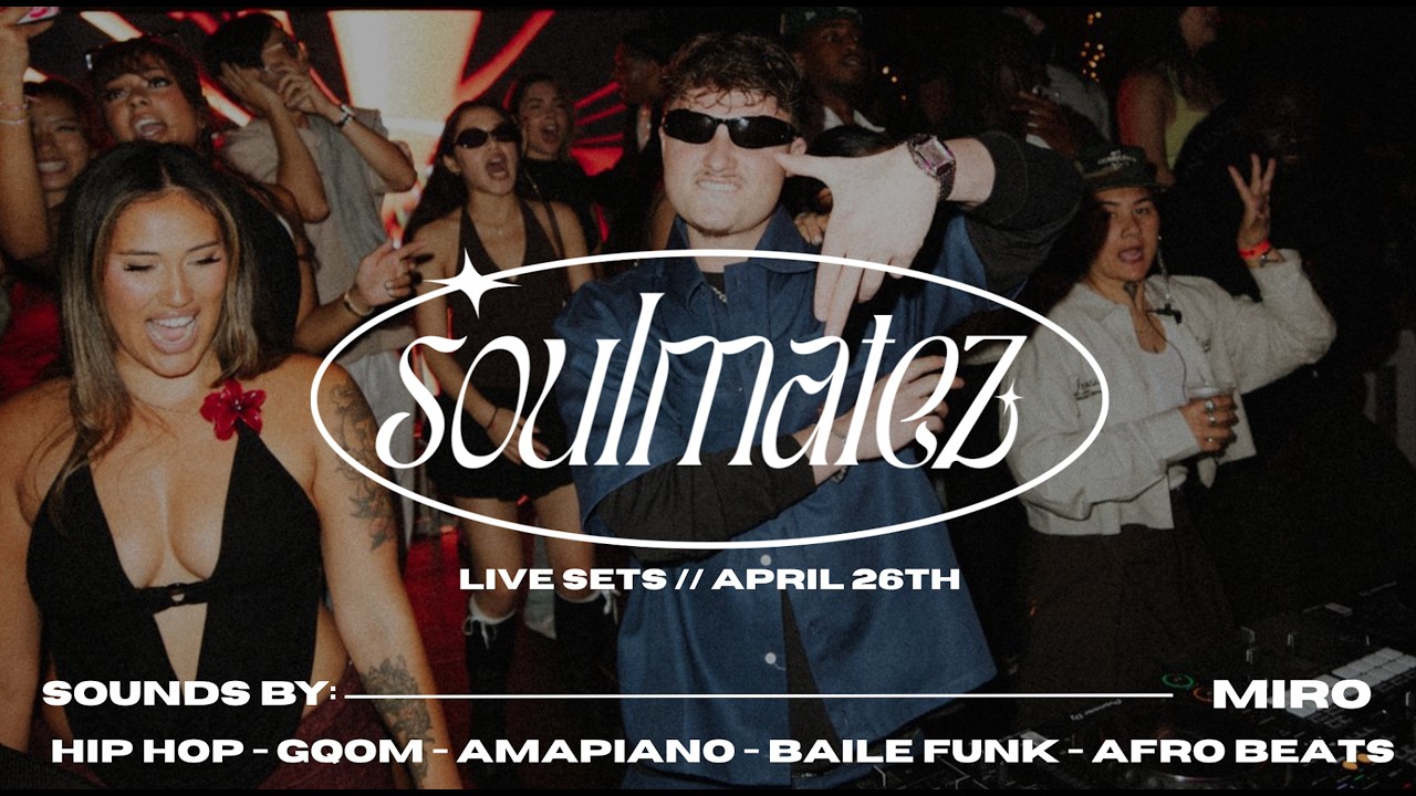 MIRO live DJ set | Soulmatez | April 26th | Gqom,  Amapiano, Baile Funk, Hiphop