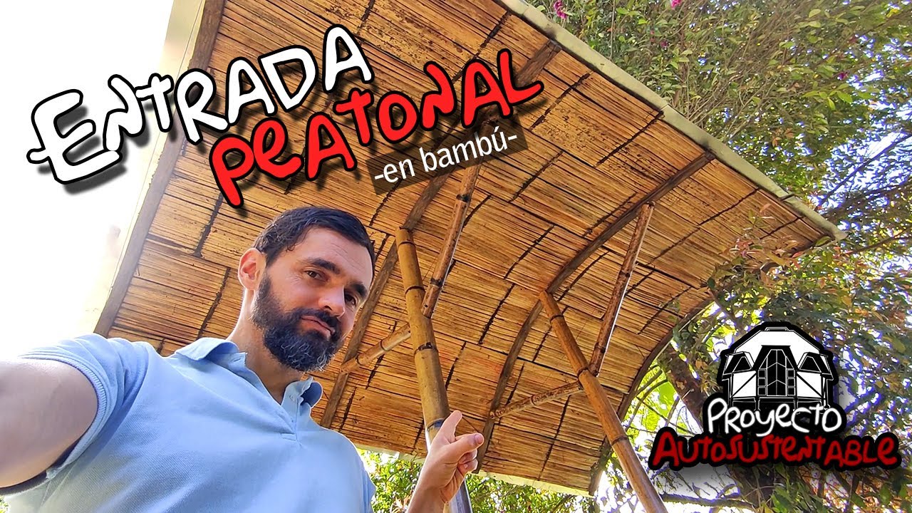 Entrada Peatonal -en bambú-