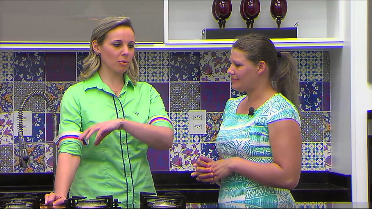 Vitrine Revista /TV Tarob&aacute;/Band - Quadro de culin&aacute;ria com Alimentos Coamo - Farinha