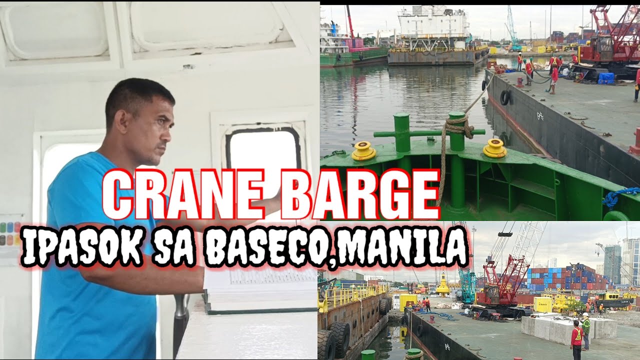 CRANE BARGE,,,IPASOK SA BASECO MANILA