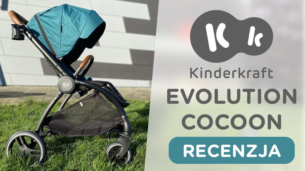 KINDERKRAFT EVOLUTION COCOON WÓZEK SPACEROWY 2W1 - RECENZJA | PREZENTACJA| PRZEDSTAWIENIE | BOBOBLOG