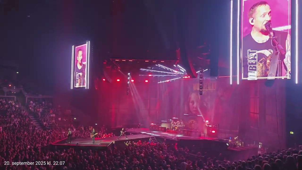 VOLBEAT ROYAL ARENA 2025 21-9-25 BUSH SUPPORT