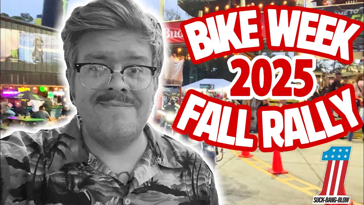Осеннее ралли Myrtle Beach Bike Week 2025 в Suck Bang Blow с Retro Myrtle Beach Guy!