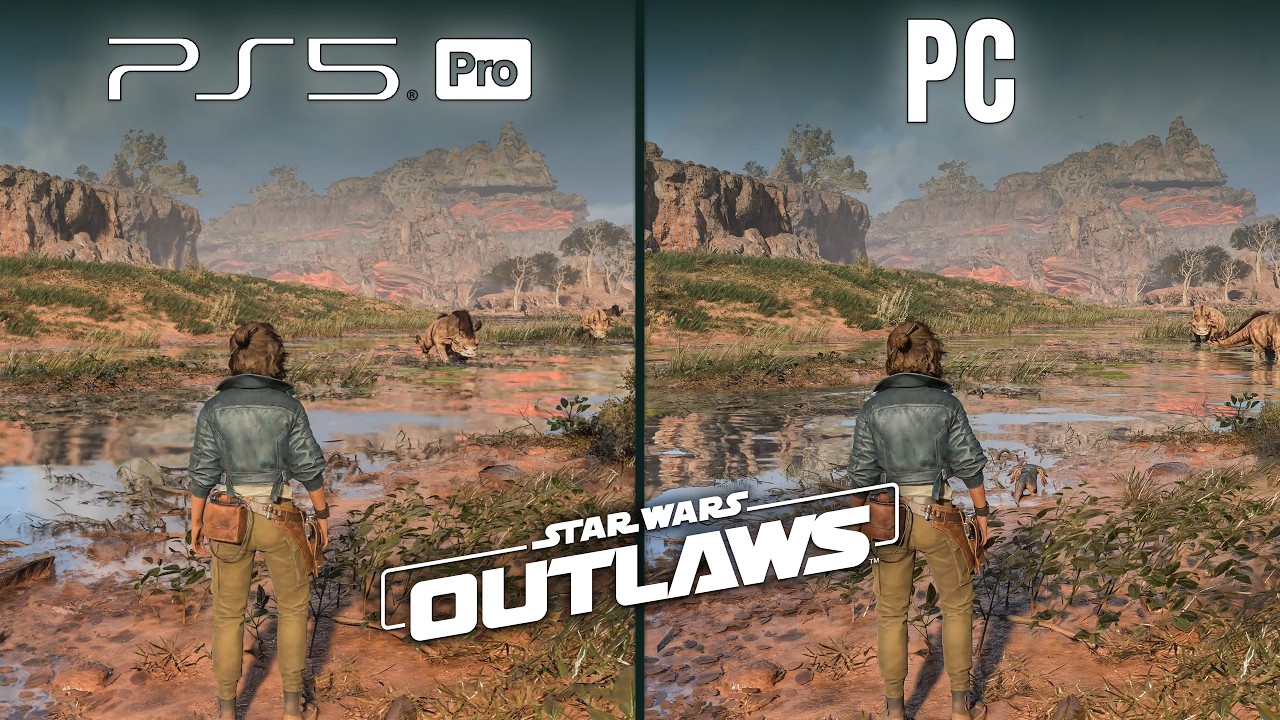 Star Wars Outlaws | PS5 Pro против PC | Сравнение графики