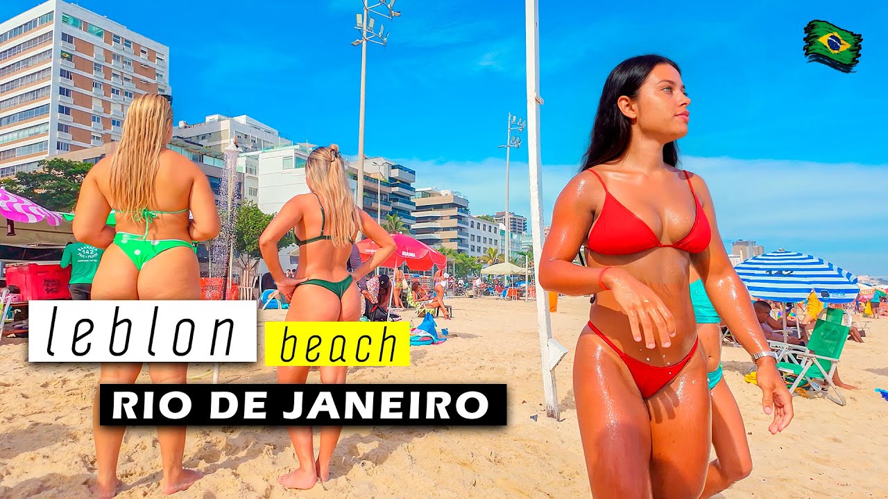 Walking in RIO DE JANEIRO 🇧🇷  BRAZIL — Leblon Beach walk  —  December, 2024 【 4K UHD 】