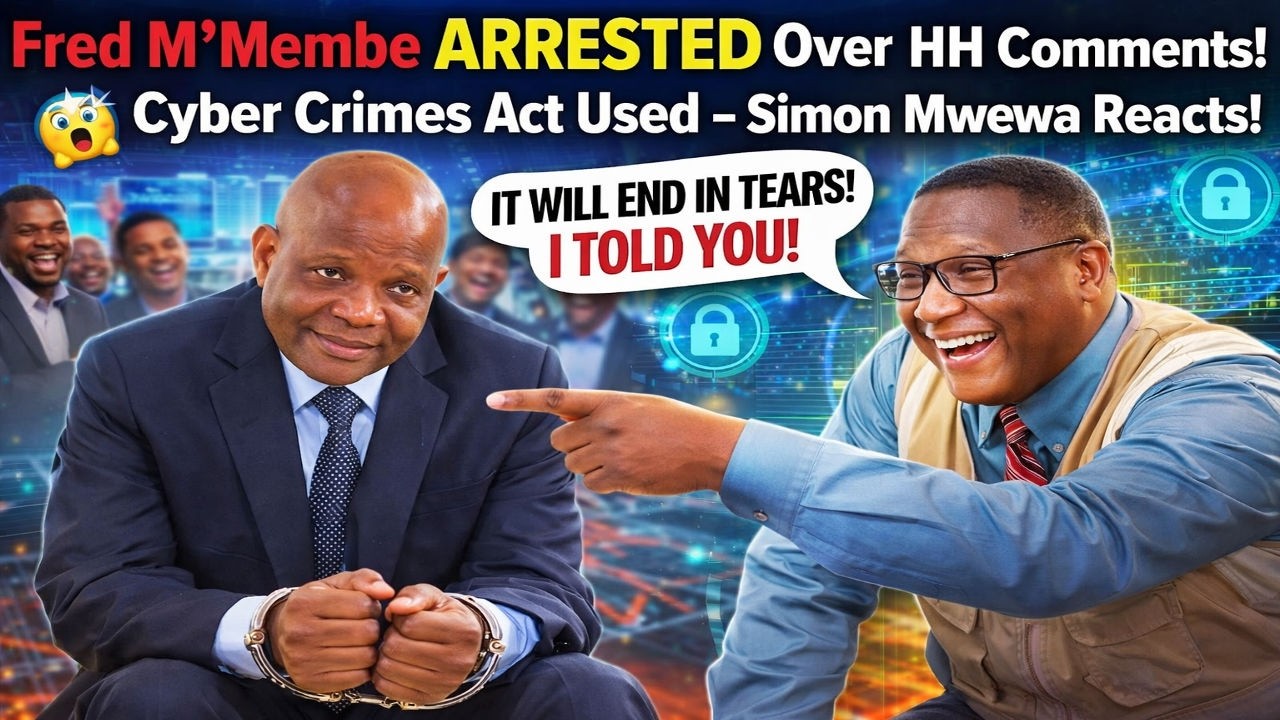 BREAKING: Police Arrest & Charge Dr. Fred M’membe Over HH Comments! 😳 | Simon Mwewa Reacts
