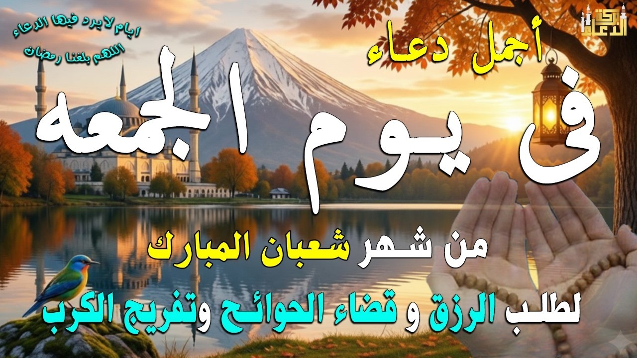 دعاء فى يوم الأربعاء المستجاب دعاء في يوم 16 من شهر شعبان للرزق والشفاء العاجل وقضاء الحوائج 🤲(4k)