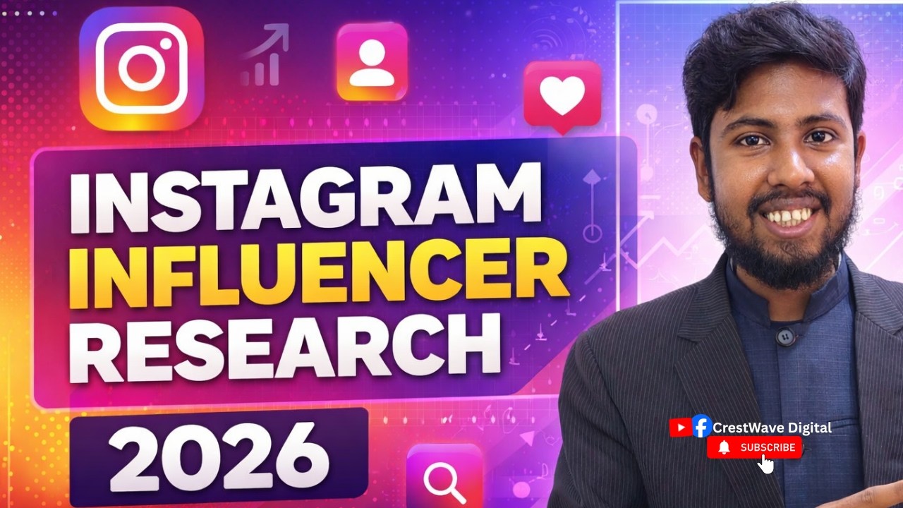 Instagram influencer research 2026 | how to find instagram influencers | crestwave digital