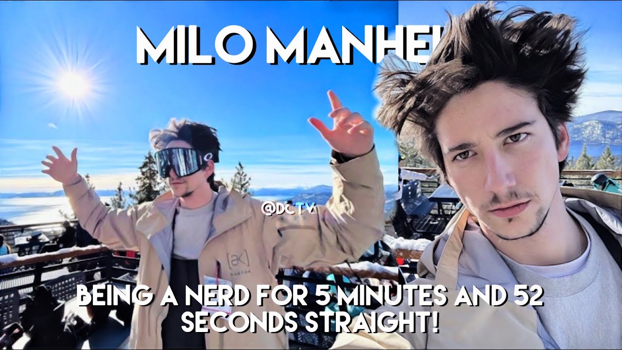 Milo Manheim Being A Nerd For 5 Minutes And 52 Seconds Straight!