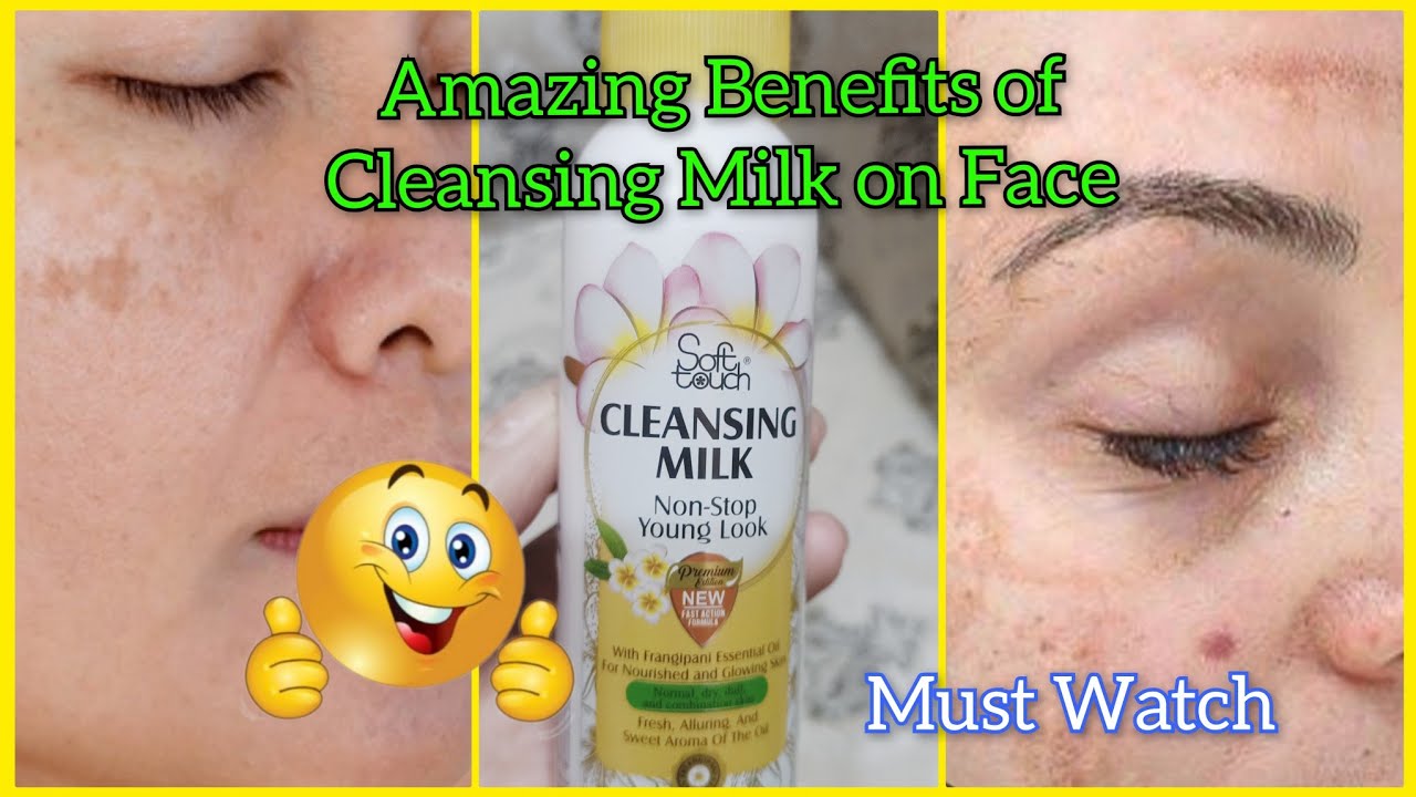 Soft Touch Cleansing Milk||Cleansing With Milk For Face🤫|| cleansing milk ke faide✨