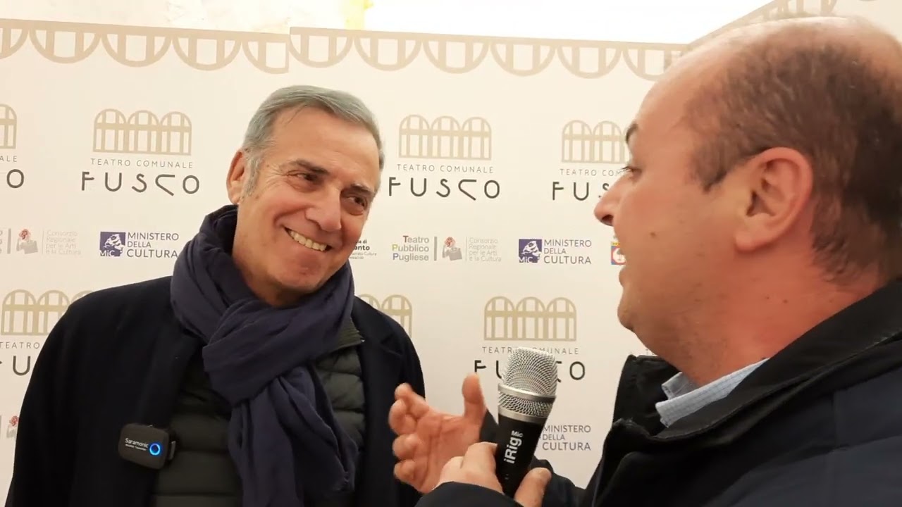 Massimo Ghini a Taranto , intervista di Alfredo Ghionna