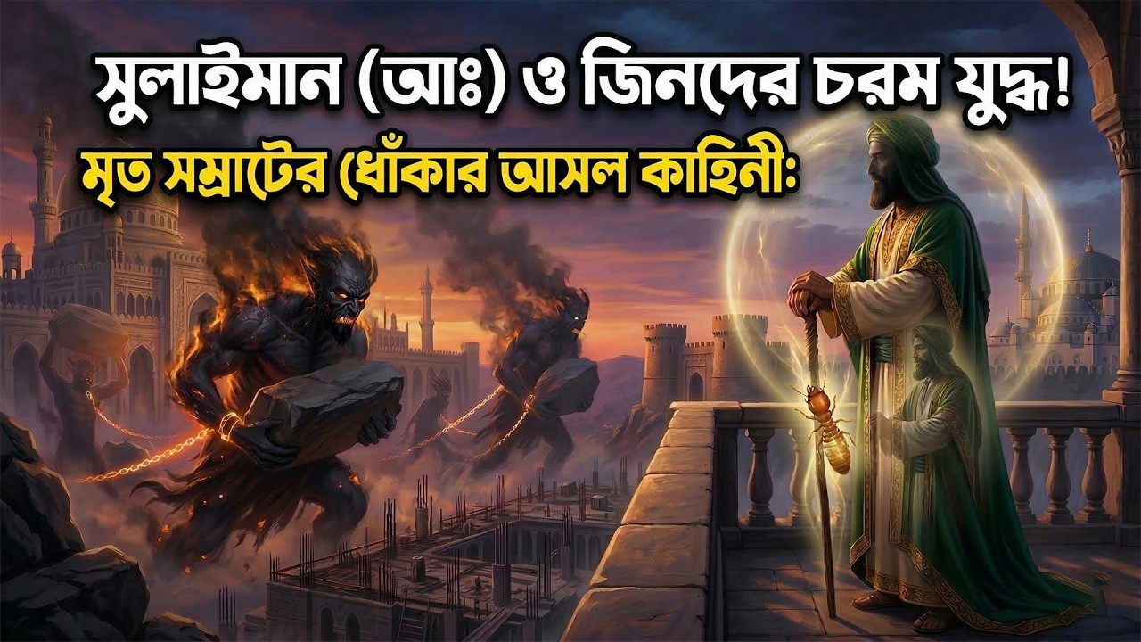 মৃত সম্রাটের ভয়ে ১ বছর জিনদের দাসত্ব! | সুলাইমান (আলাইহিস সালাম) ও জিনদের অবিশ্বাস্য কাহিনী
