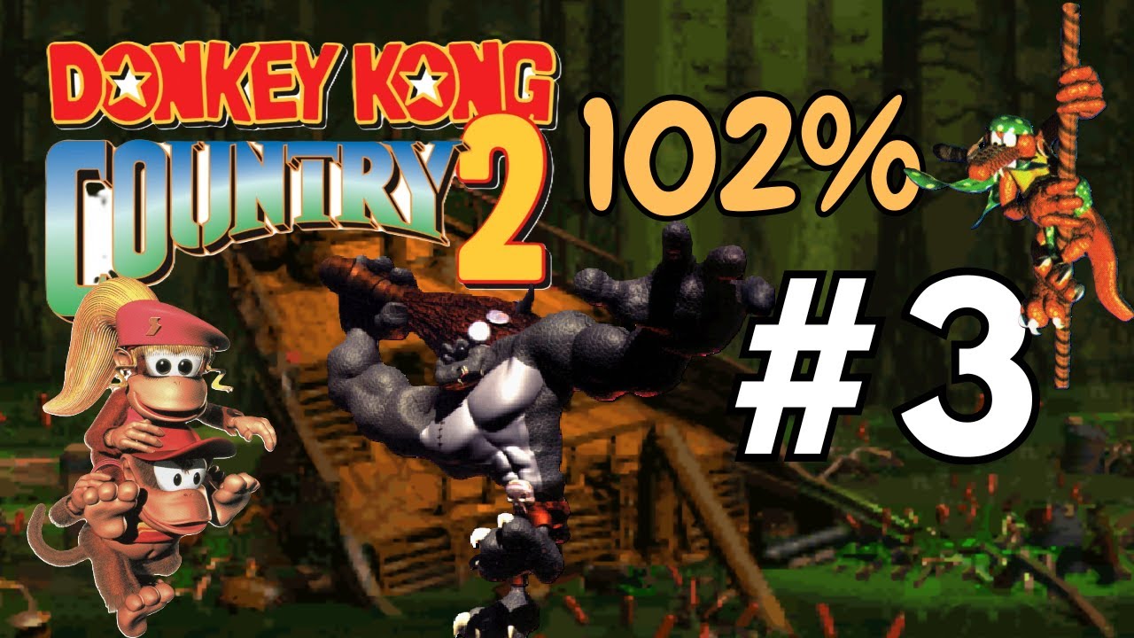 Donkey Kong Country 2 102% - #3  O mundo pantanoso