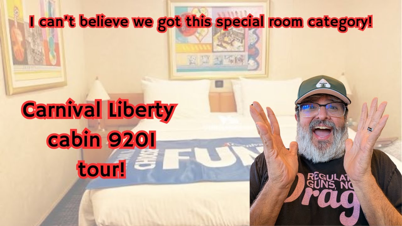 We Didn’t Expect THIS From Our Carnival Liberty Cabin (9201 Tour) 2026| Hidden Duck Travel