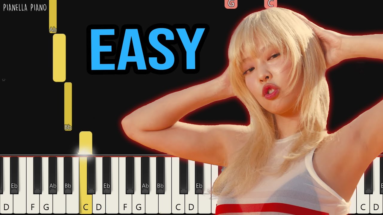 JENNIE - Mantra | EASY Piano Tutorial by Pianella Piano