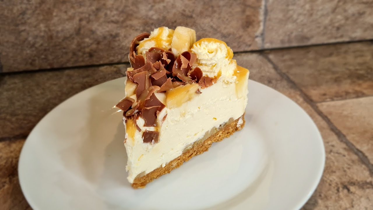 No Bake Banoffee Cheesecake