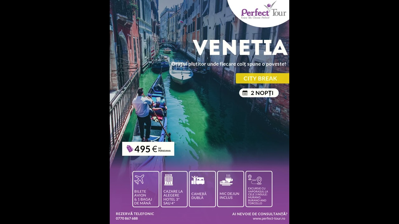 🛶 City Break &icirc;n Veneția &ndash; Orașul Apelor te așteaptă! 🇮🇹✨