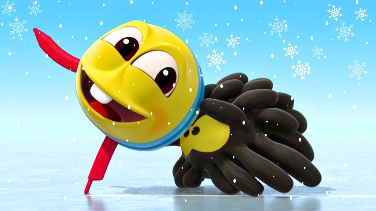 Ice Is Slippery! 🟢 Funny Cartoon For Kids ✨ WonderBalls Playground