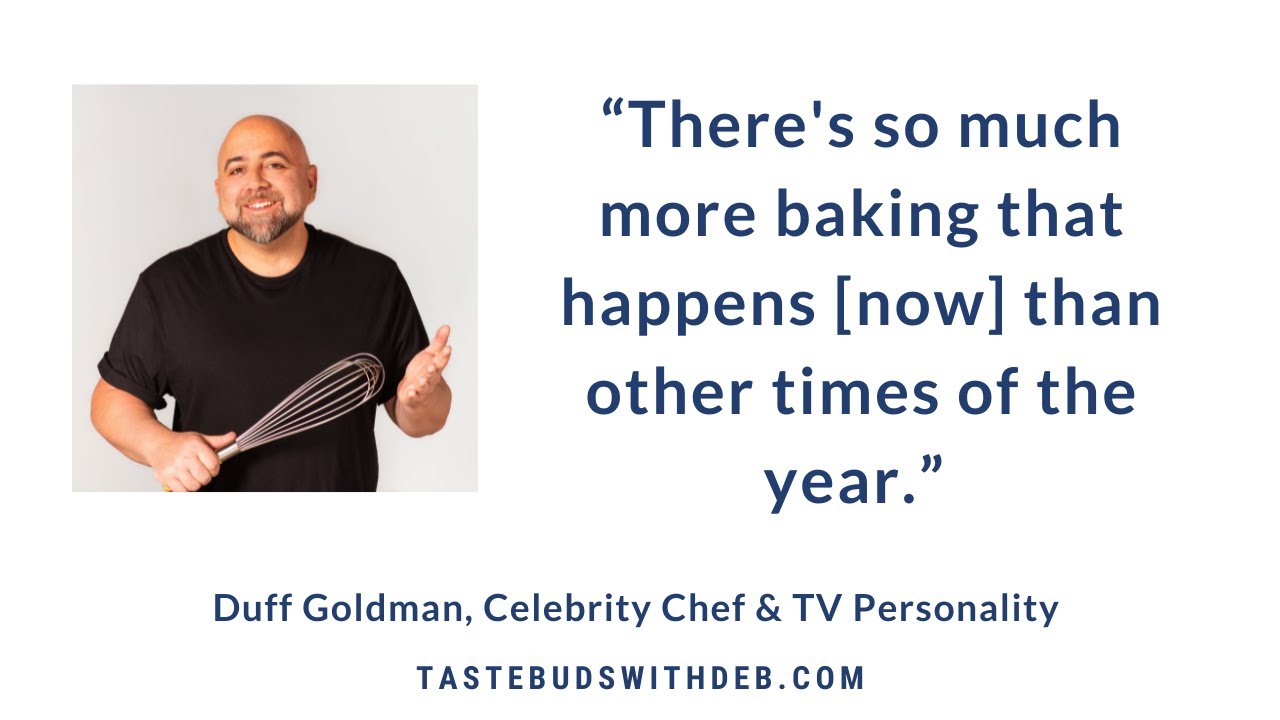 Duff’s Deli, Holiday Baking & Russian Tea Cakes with Duff Goldman | Taste Buds with Deb Ep 136