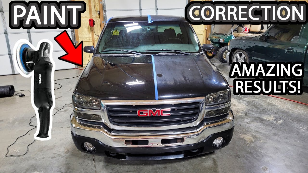 GMC Sierra выглядит лучше после покраски и полировки!