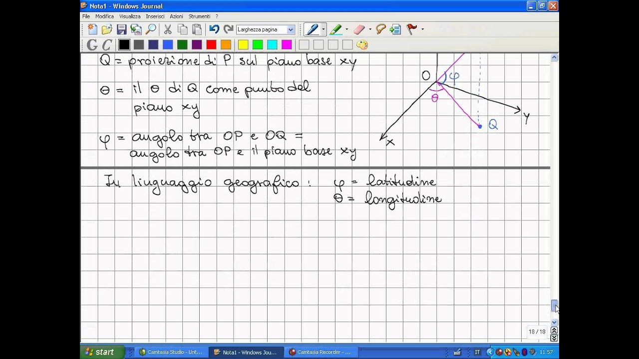Analisi II - Lezione 33 - Coordinate cilindriche e sferiche nello spazio