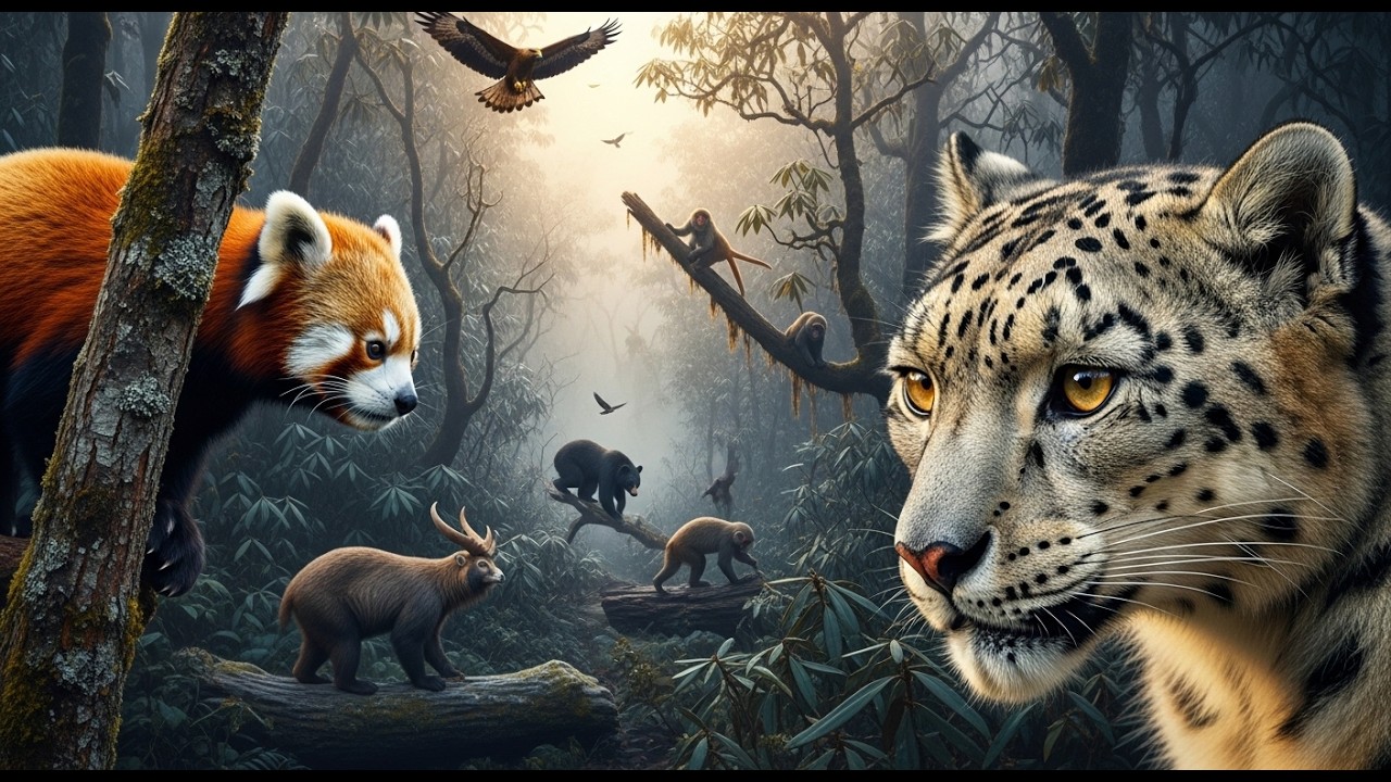 Snow Leopard & Red Panda 4K | Himalayan Wildlife Documentary | BBC Planet Earth Style