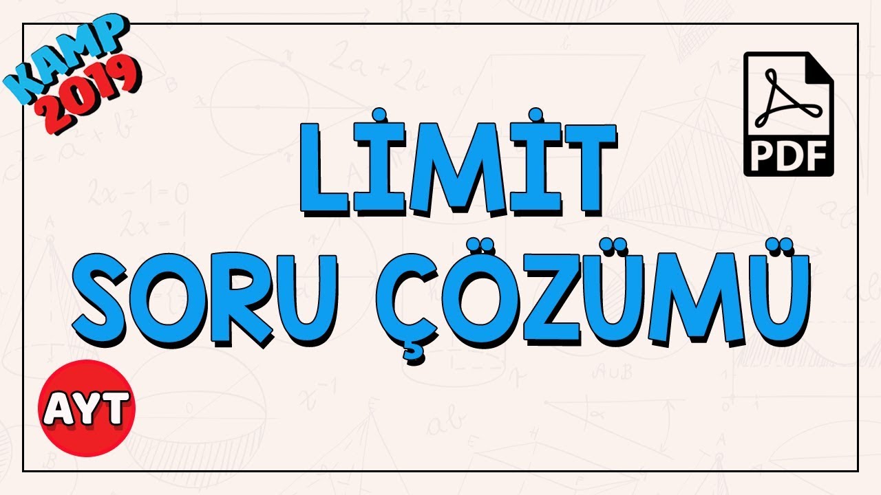 Limit Soru Çözümü | AYT Matematik