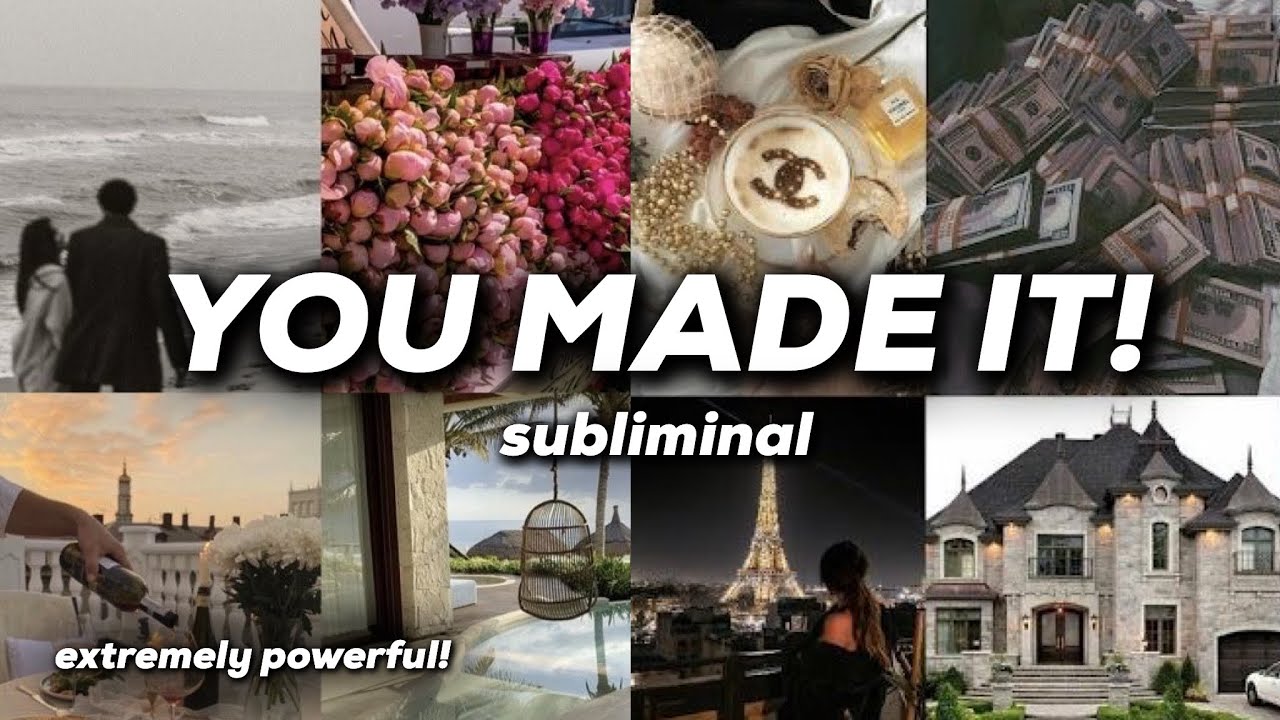 YOU MADE IT 🥂 Dream Life ALL IN ONE Subliminal (Extremely Powerful DO NOT OVERUSE!)