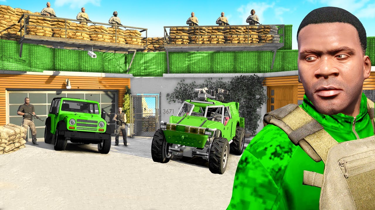 Улучшение Армейского дома Франклина в GTA 5!