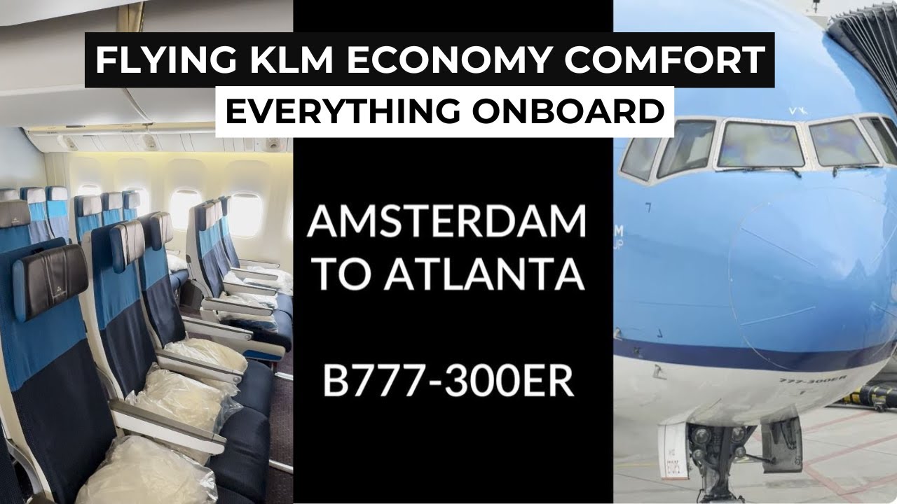 Полет на Boeing 777 авиакомпании KLM в экономическом классе «Комфорт»! Подробности: места, питани...