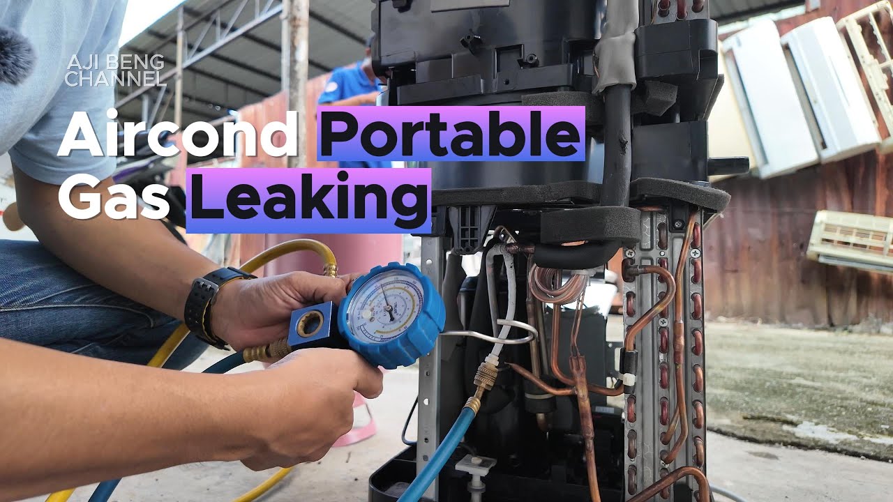 Portable aircond brand midea ni, kerap sangat bocor macam dalam video ni kenapa boleh jadi macam tu?