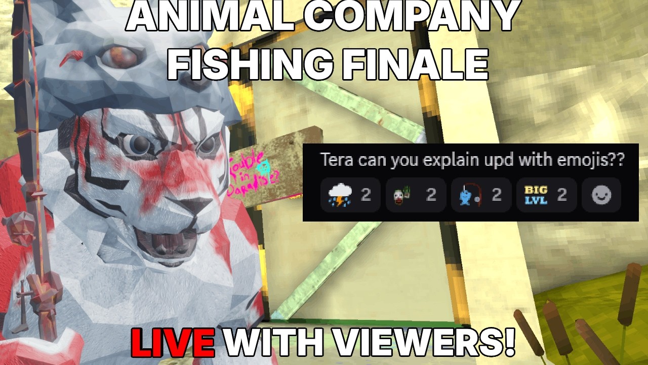 FISHING FINALE LIVE WITH VIEWERS! (Animal Company VR)