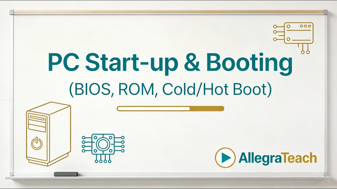 CAT | PC Start-up & Booting | BIOS, ROM, Cold and Hot Boot