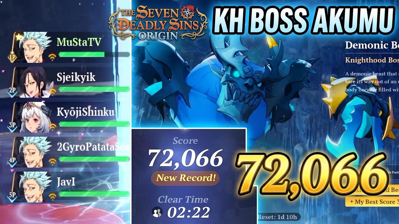 The Seven Deadly Sins: Origin- KH boss Akumu with the jujugoats!