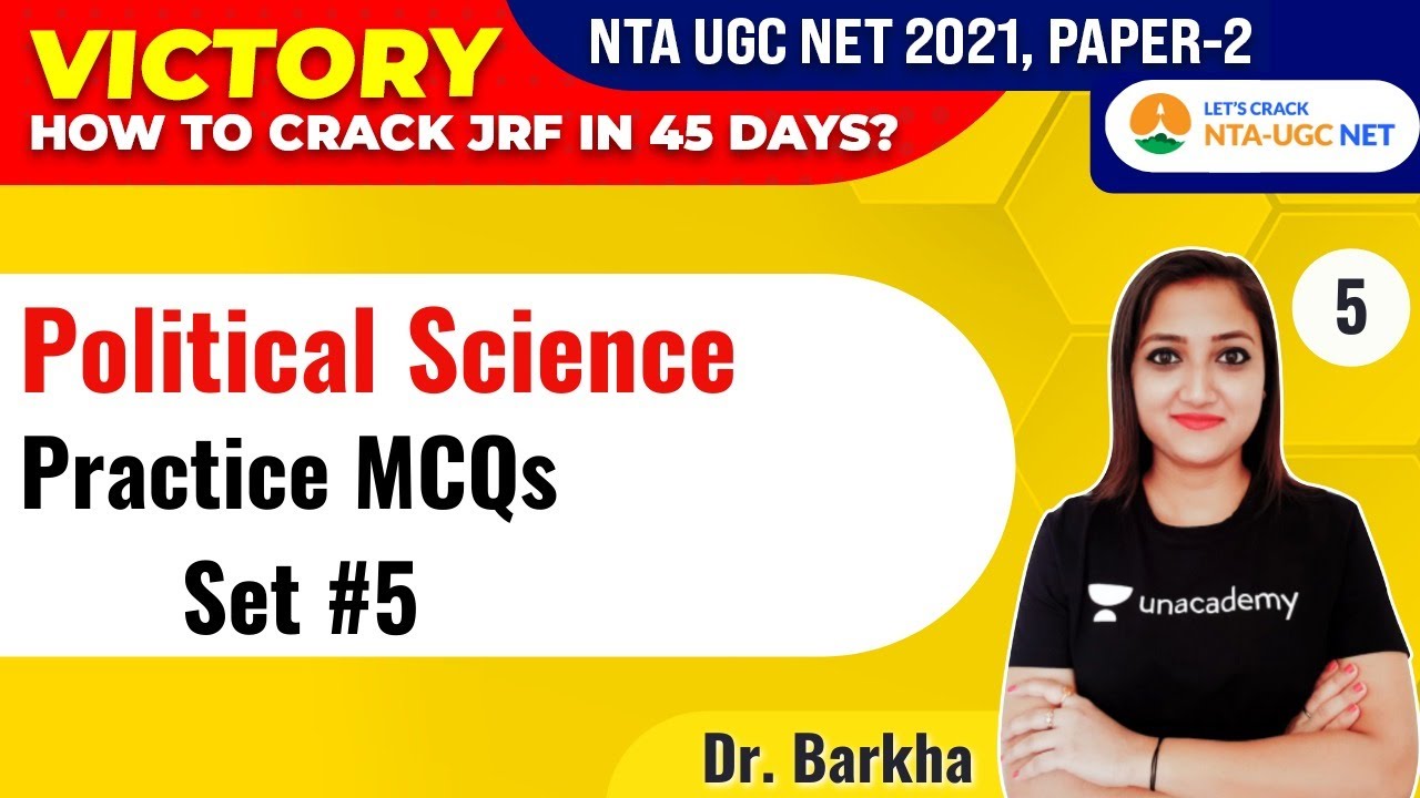 NTA UGC NET 2021 | Political Science by Dr. Barkha | Practice MCQs Set #5