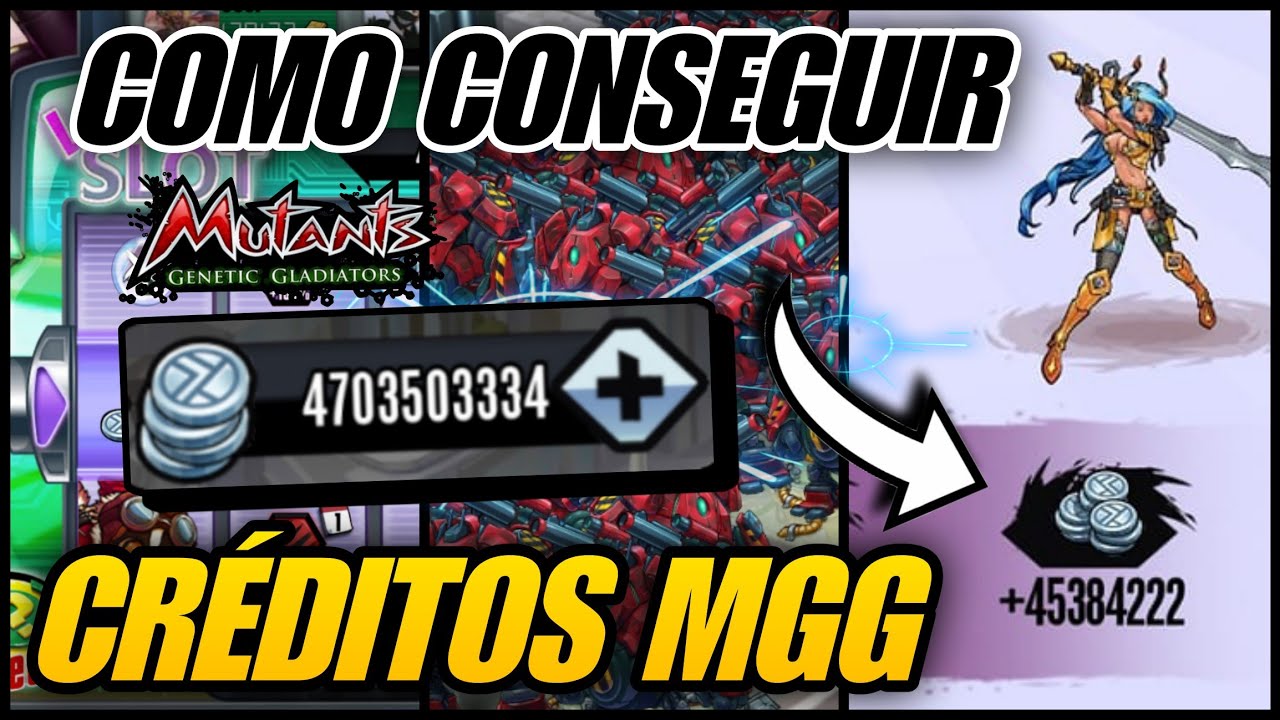 COMO CONSEGUIR CRÉDITOS EN MGG 🔥 TODOS LOS MÉTODOS 😱 | Mutants Genetic Gladiators
