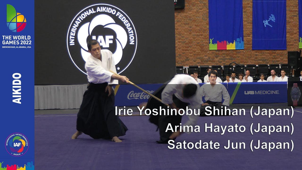 Irie Yoshinobu Shihan Aikido Embukai at The World Games 2022 in USA